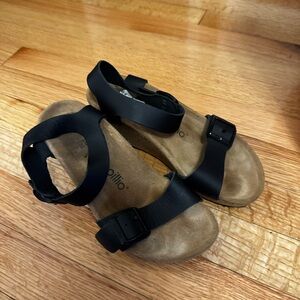 Papillio Black and Brown Sandals